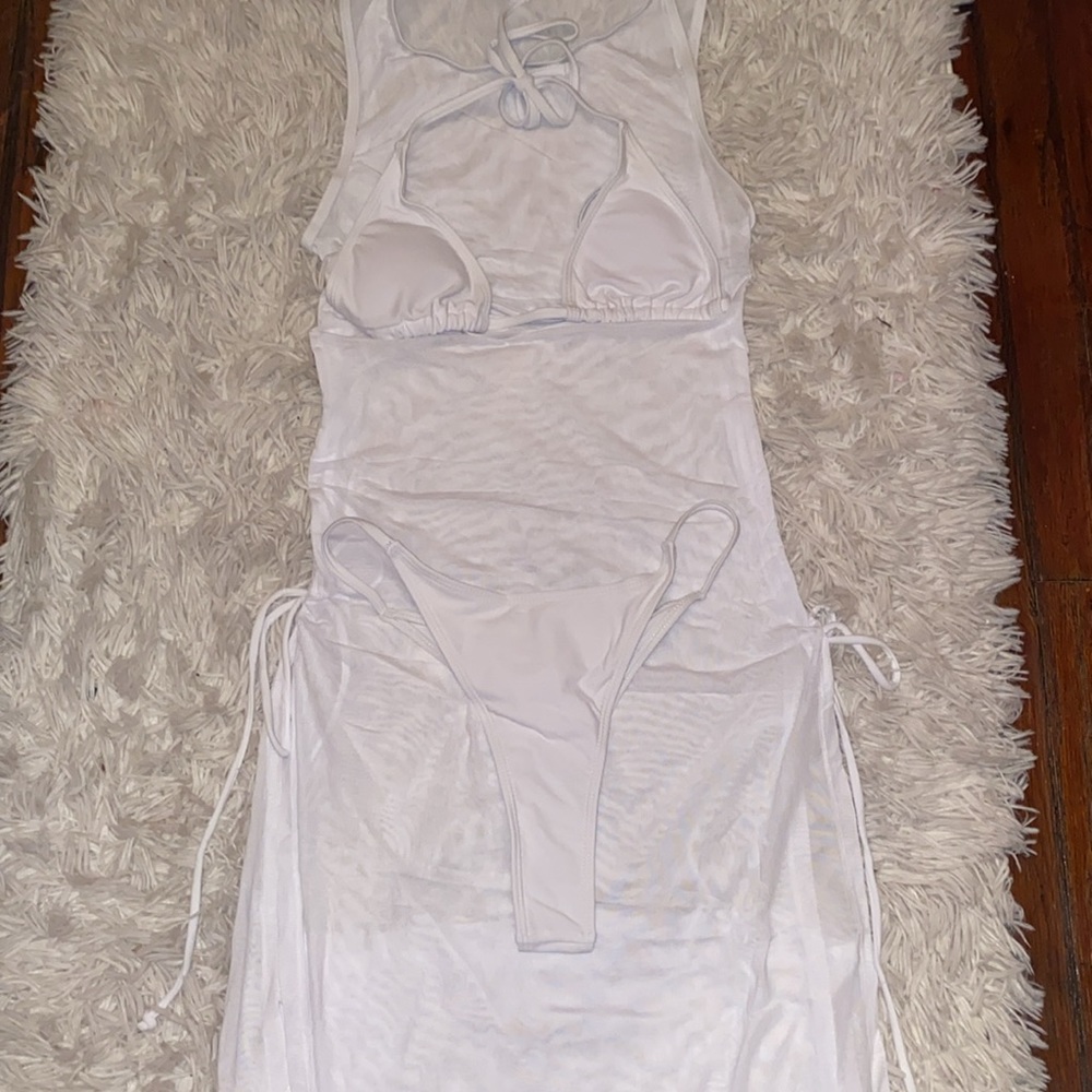 Fashion Nova 3 Piece Bikini Dress Set - Picture 3 of 4